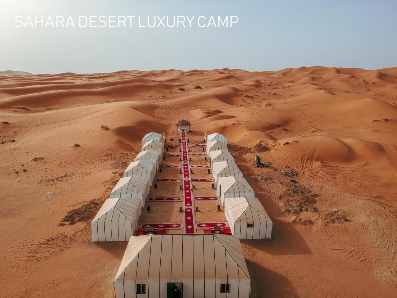 Sahara Desert Luxury Camp เมอร์ซูกา ภายนอก รูปภาพ