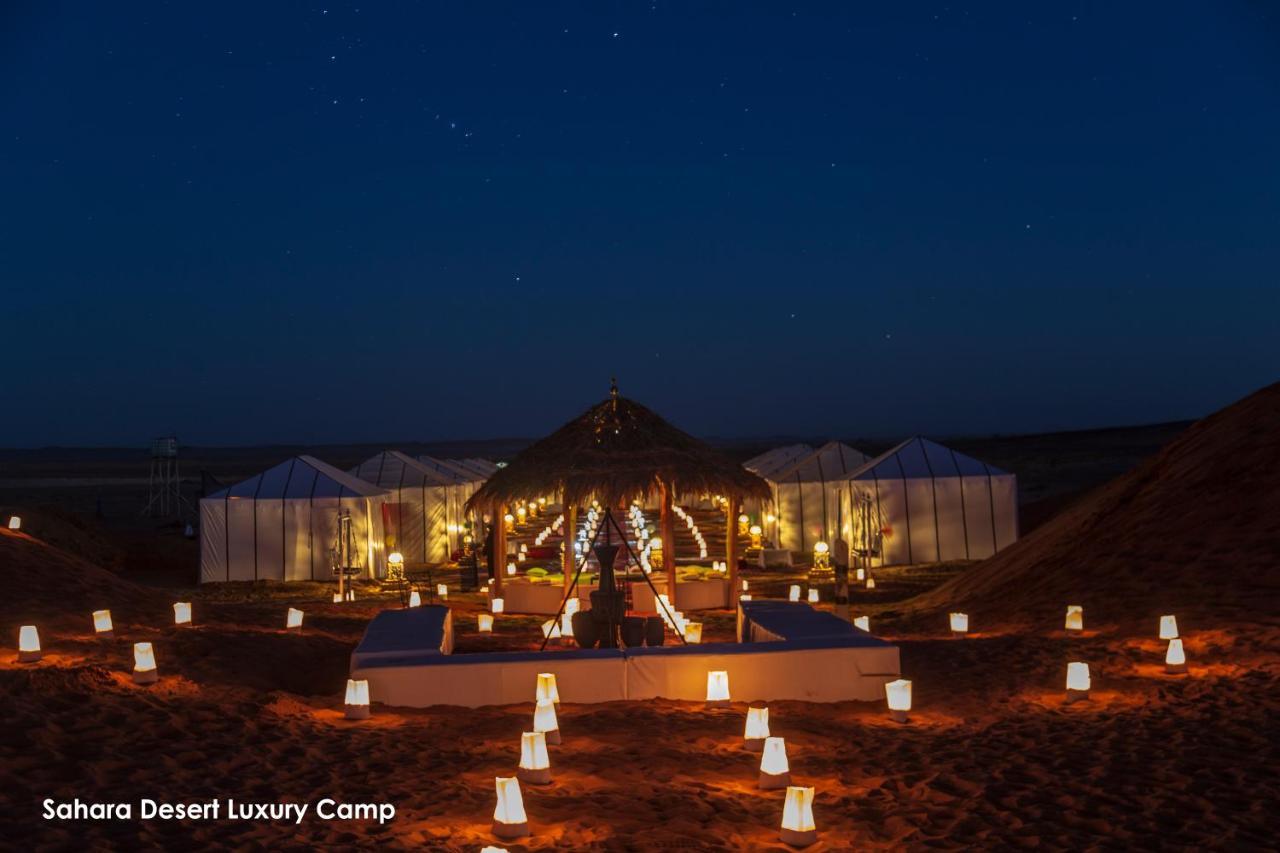 Sahara Desert Luxury Camp เมอร์ซูกา ภายนอก รูปภาพ