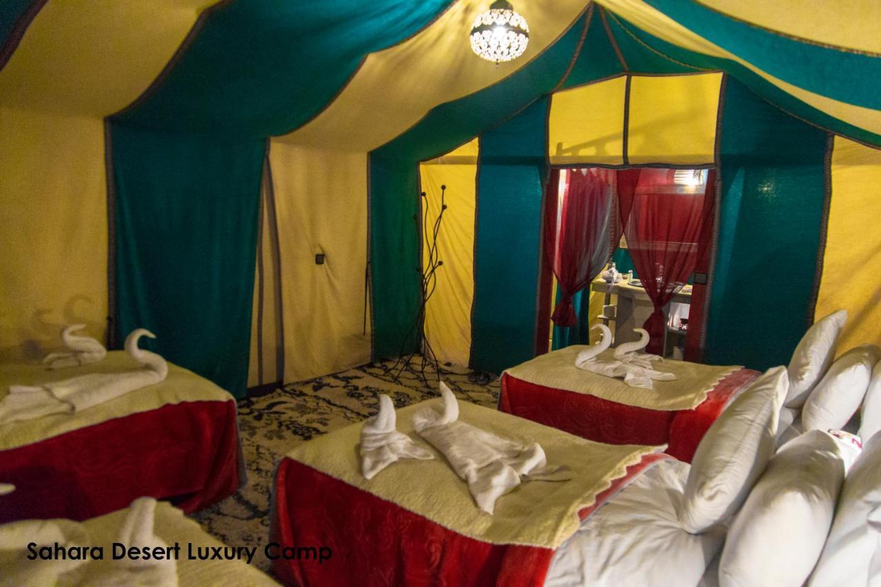 Sahara Desert Luxury Camp เมอร์ซูกา ภายนอก รูปภาพ